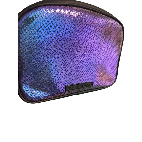 Bath Body Works Disney Villains Makeup Bag Pouch Maleficent Iridescent Evil NWT - Picture 4 of 7